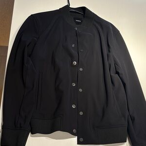 Theory Classic Black Bomber Jacket